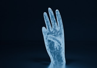 human hand with white background