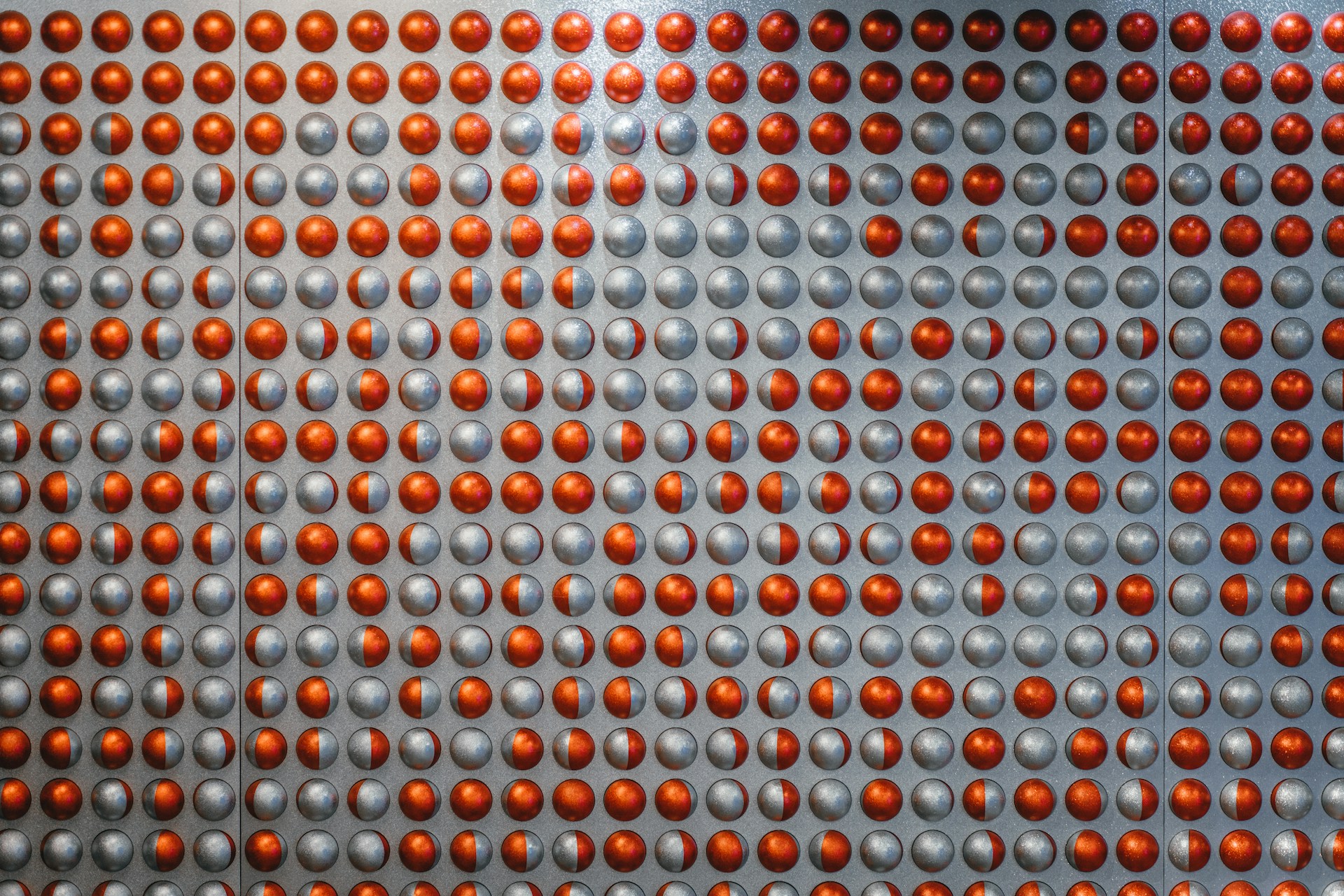 orange and gray round plastic