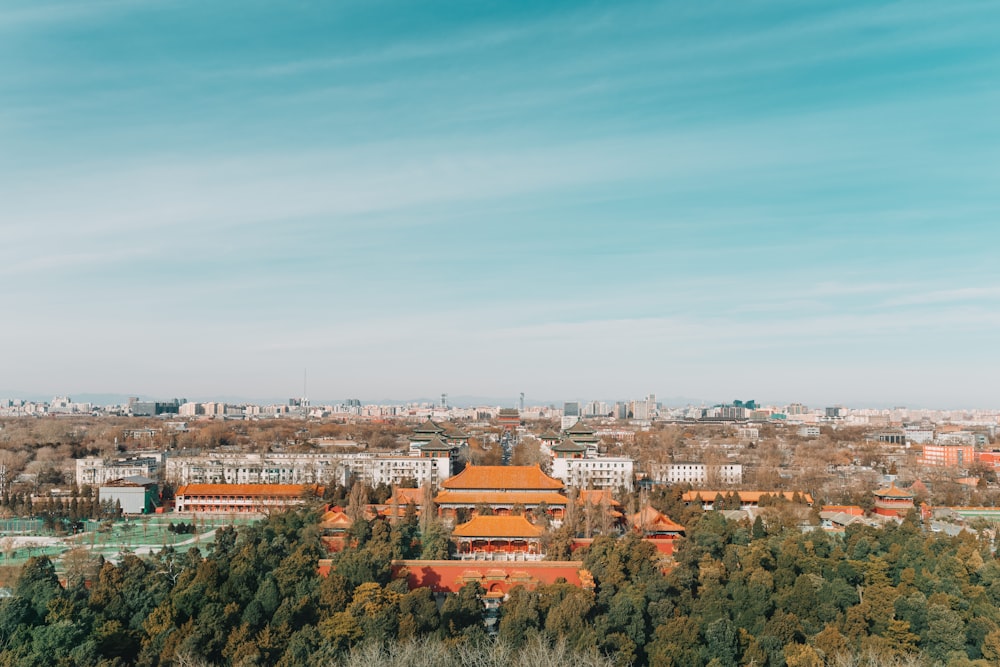 aerial view of city during daytime