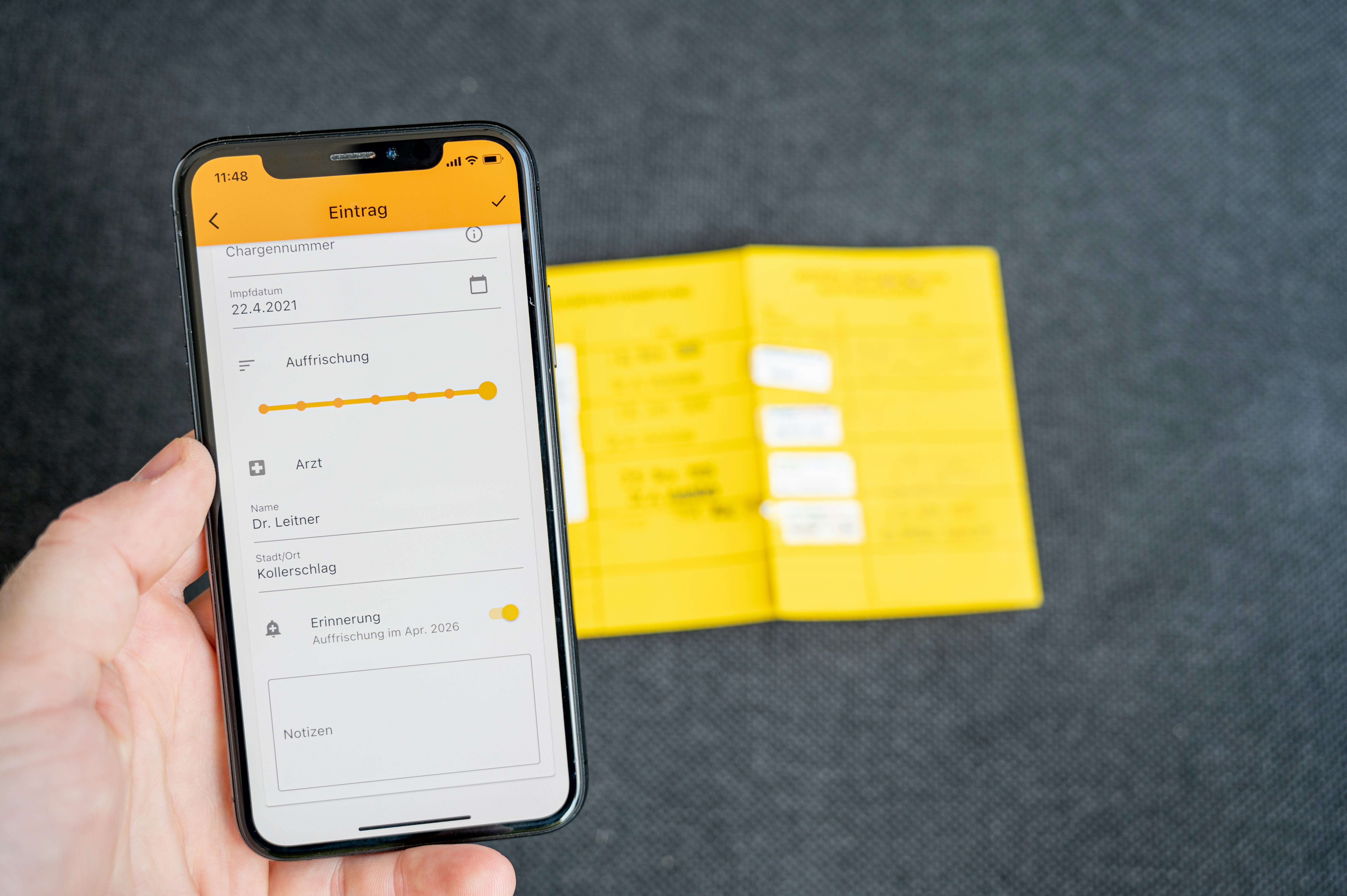 Digital app interface