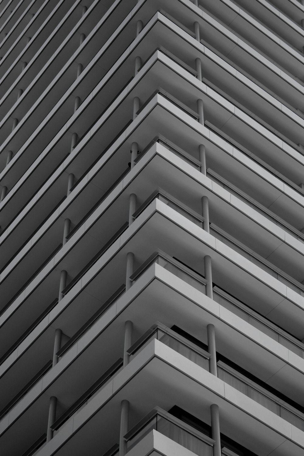 white and black concrete building