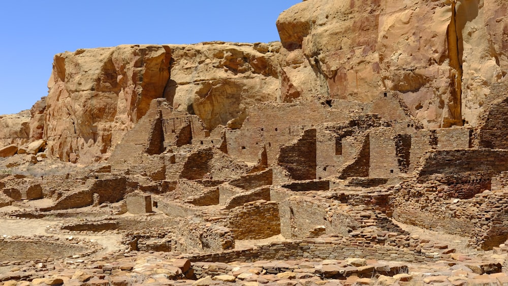 brown rock formation under blue sky during daytime