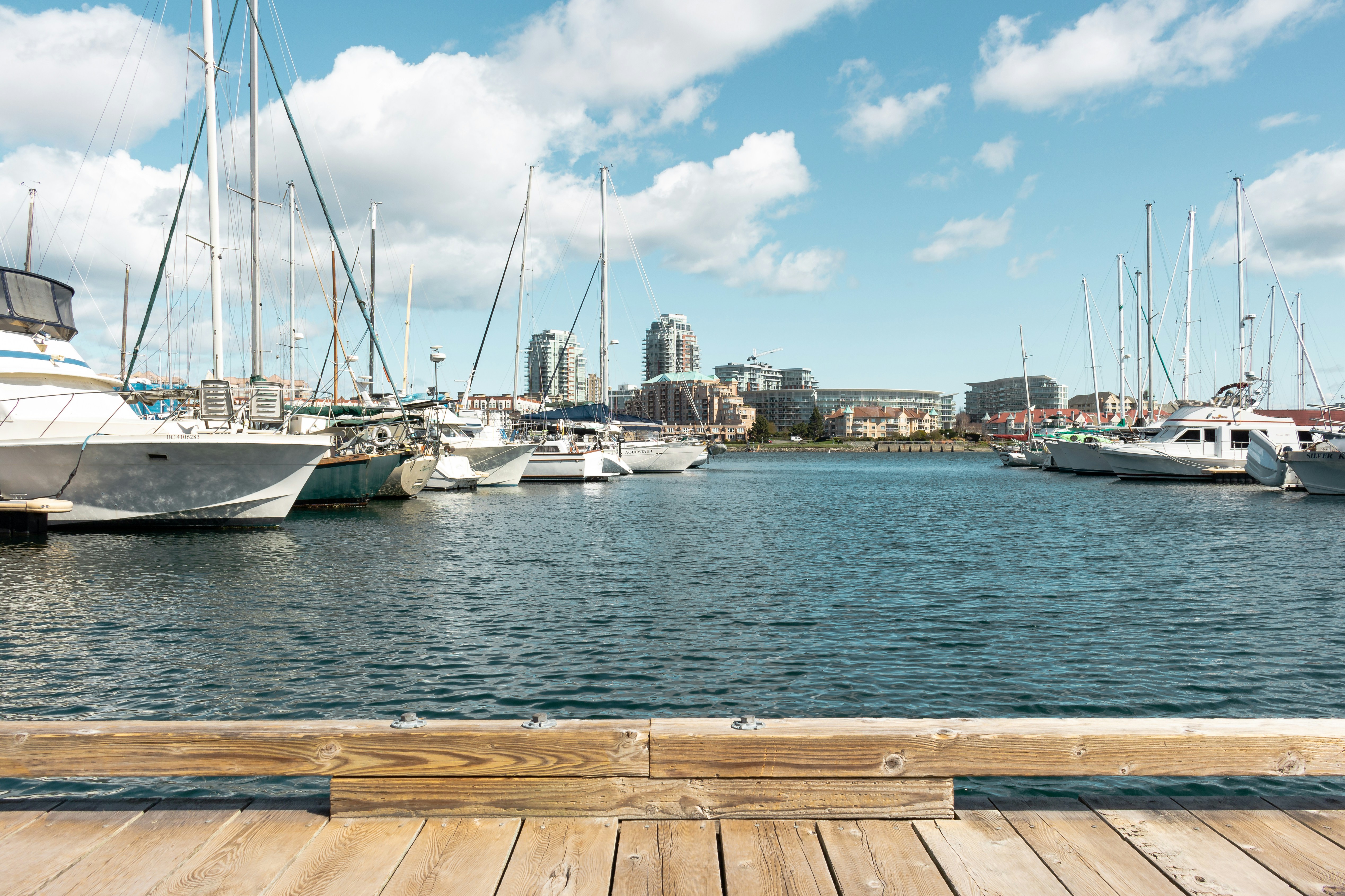 white and black boat on sea dock during daytime