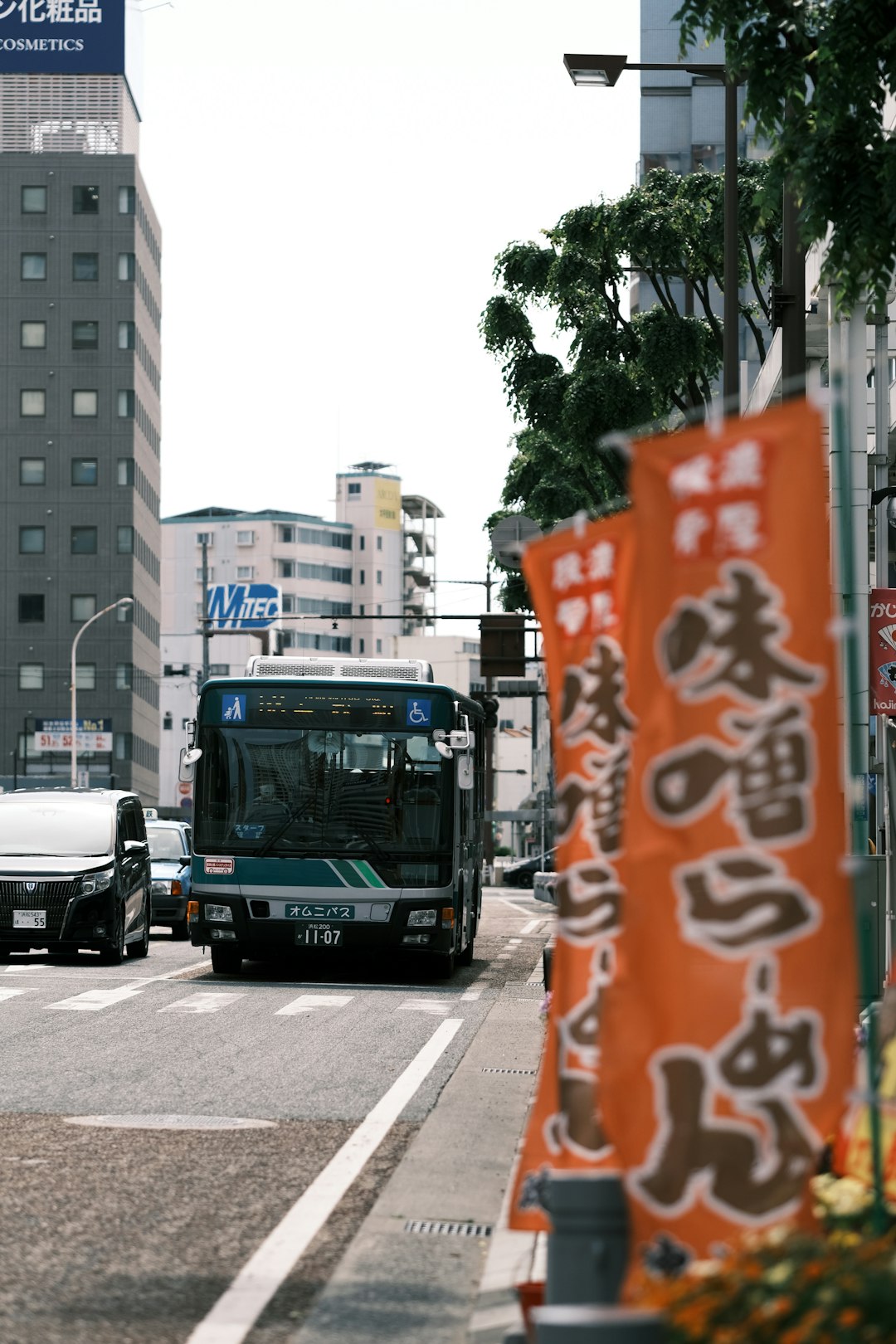 white and green bus on road during daytime