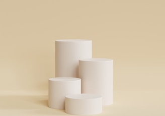 white paper roll on white table