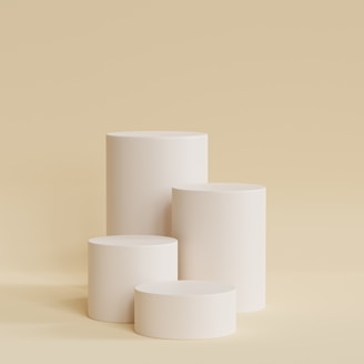 white paper roll on white table