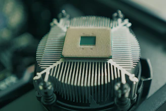 white and green electronic device