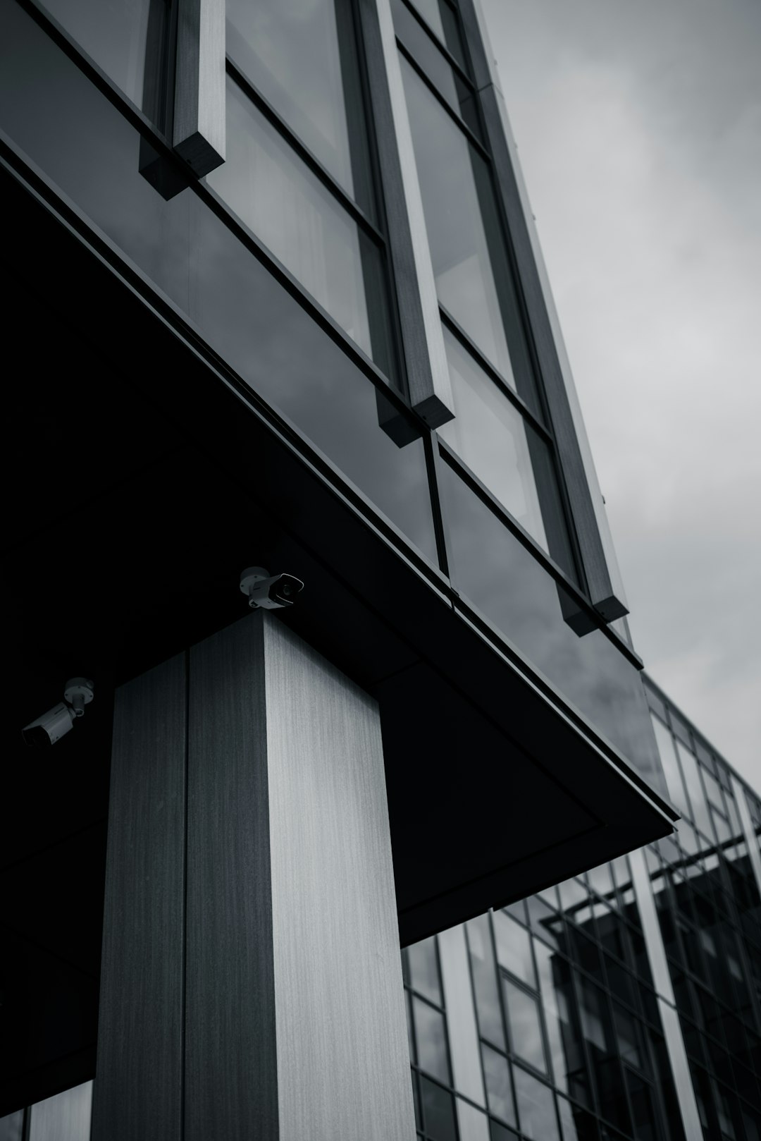 white and black concrete building