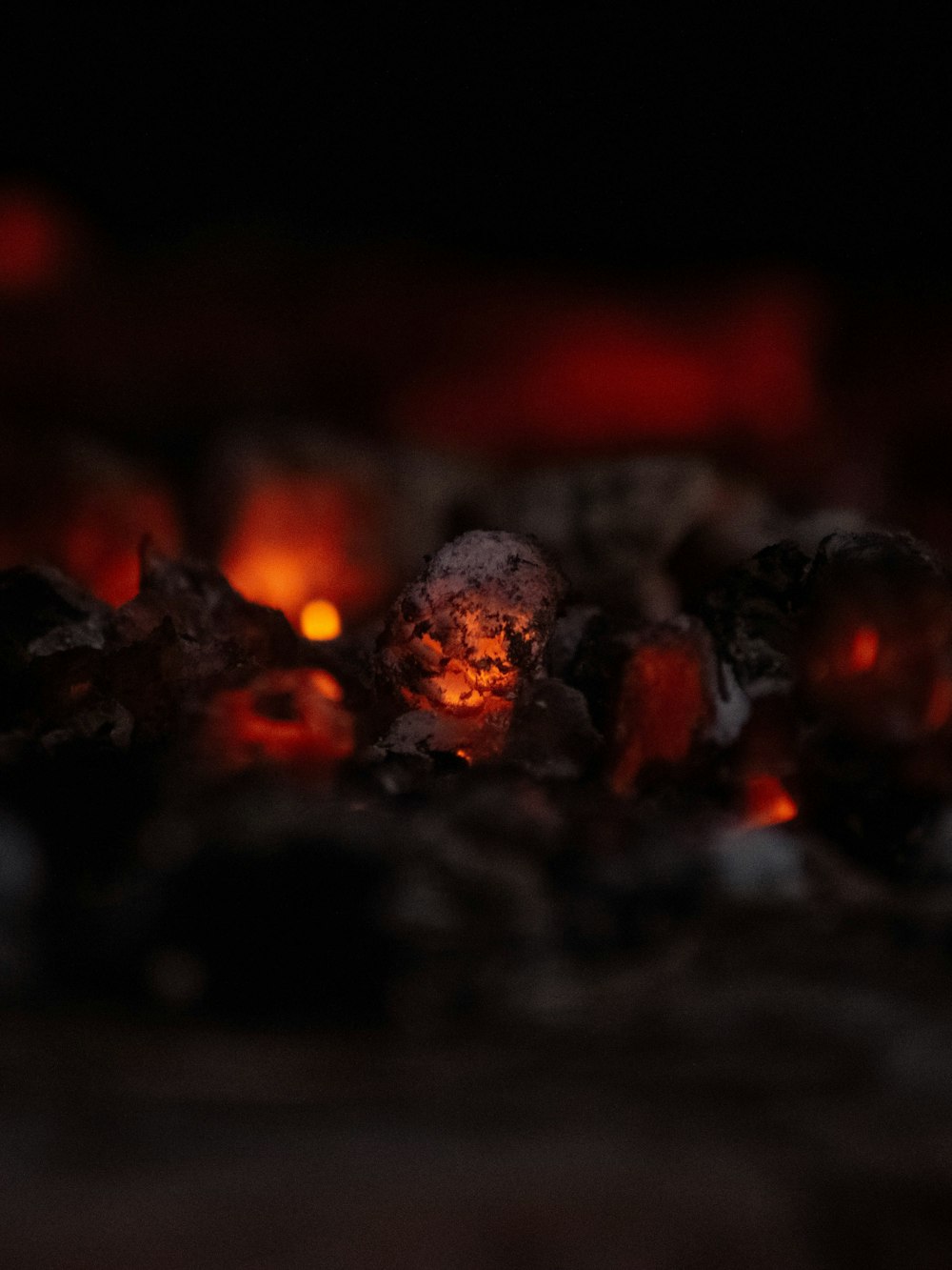 fire in close up photography