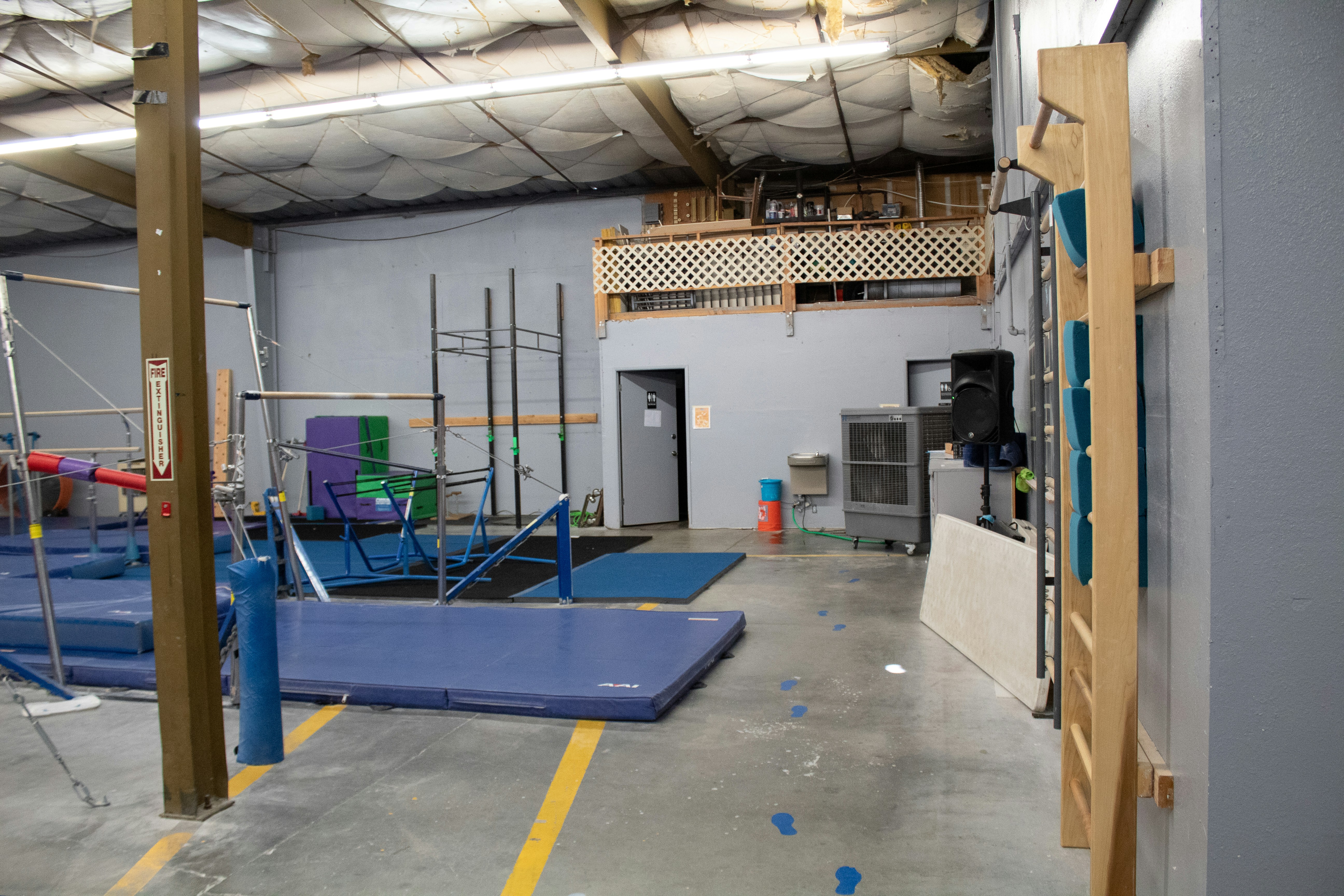 Training facility setup