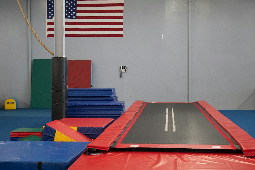 gym mats stack
