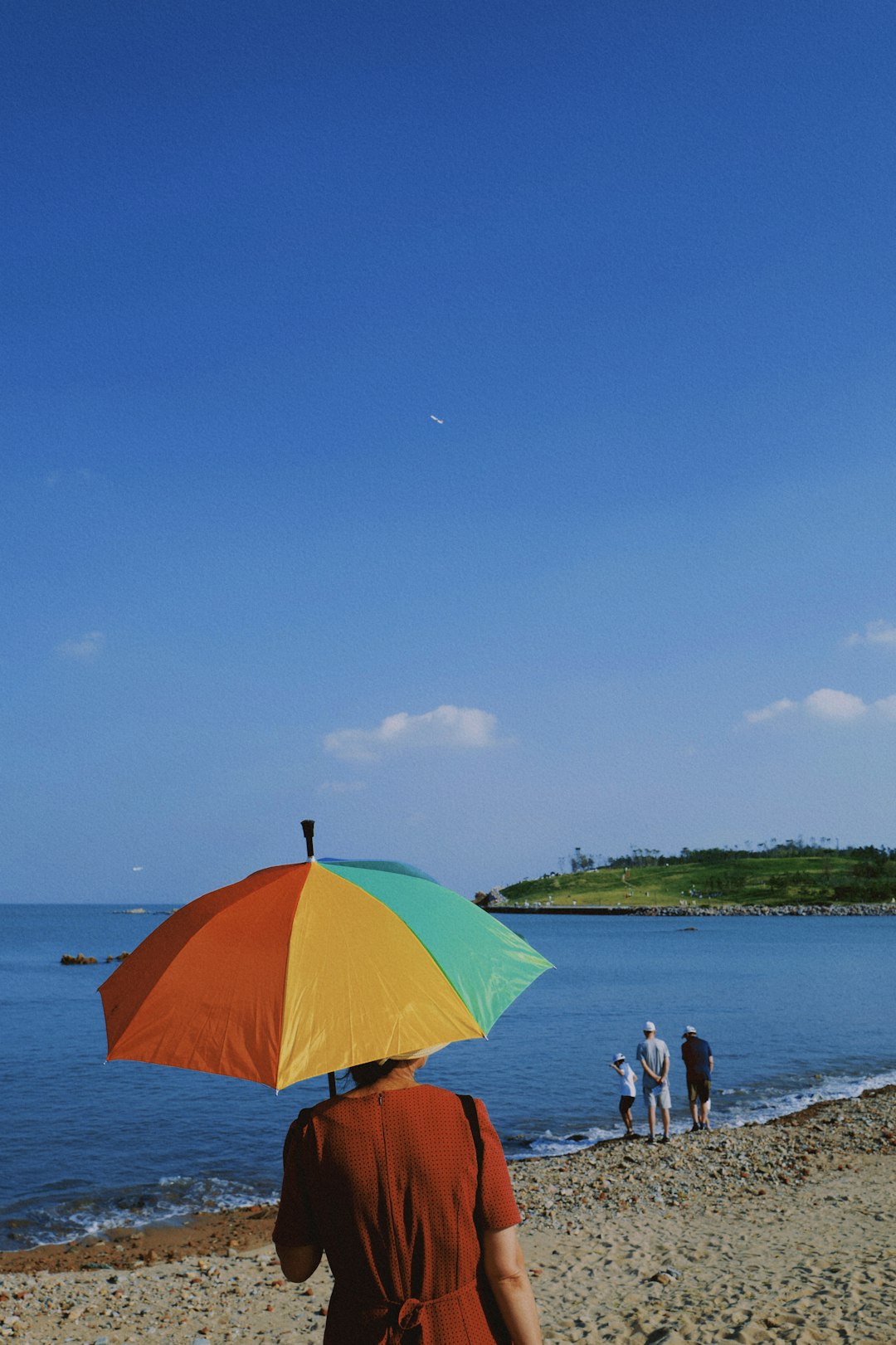 people on beach under blue sky during daytime