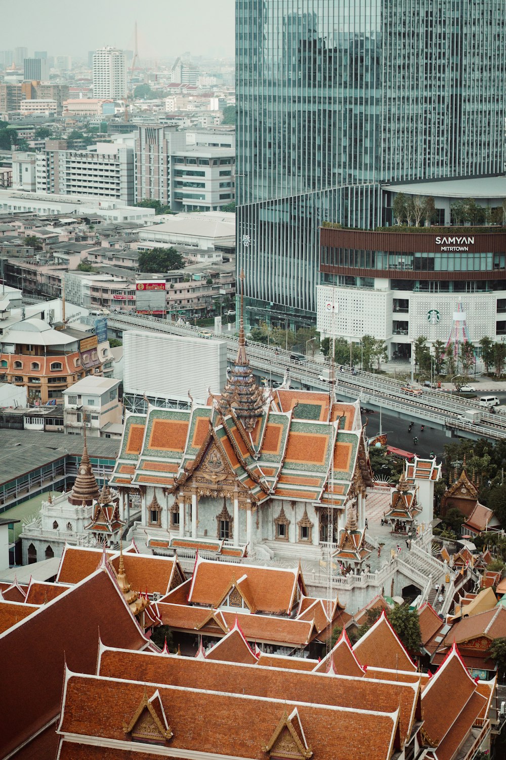 aerial view of city buildings during daytime