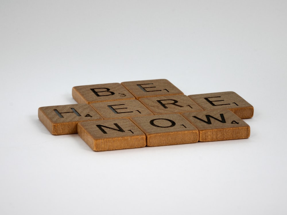 brown wooden blocks on white surface