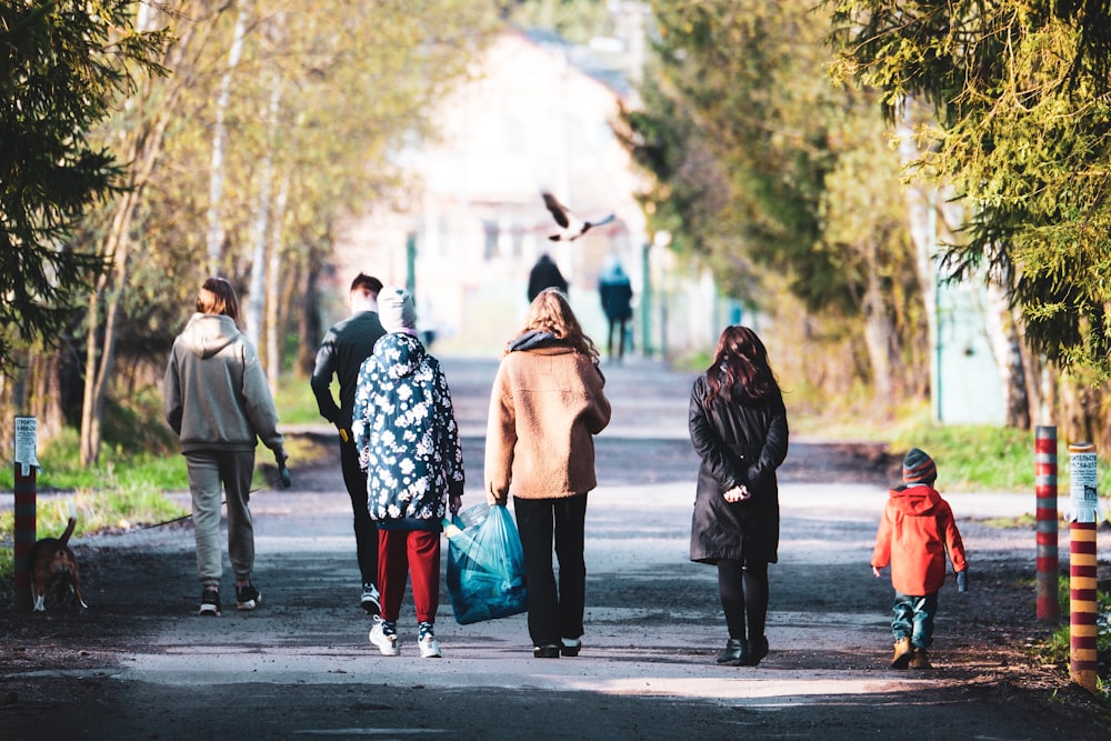 people walking on road during daytime