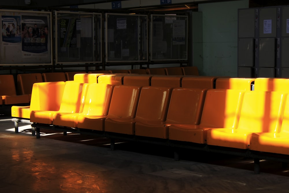 yellow and black leather couch