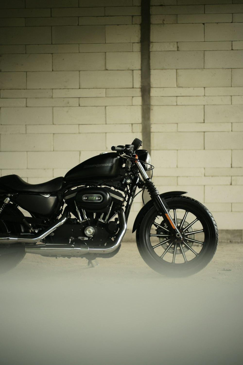 black and silver cruiser motorcycle