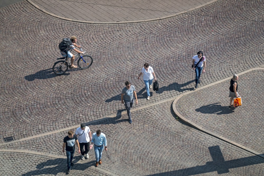 people walking on the street during daytime