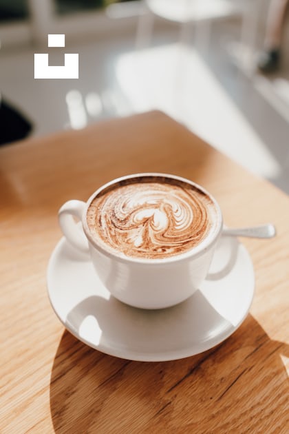 White ceramic cup on brown wooden tray photo – Free Coffee cup Image on  Unsplash