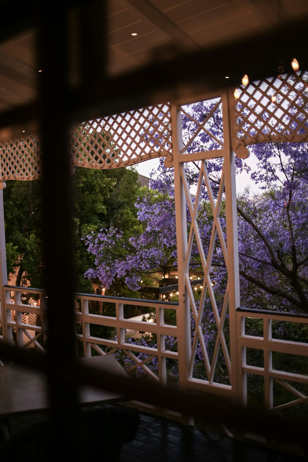 brown wooden fence near green trees during daytime