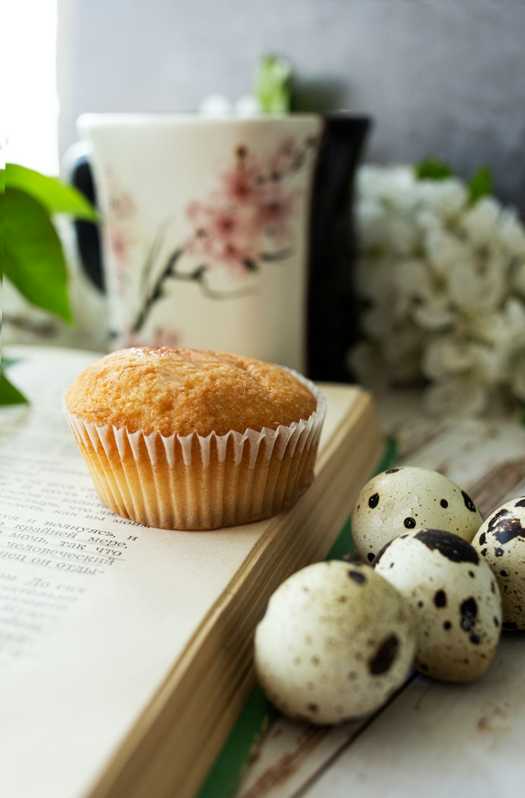 brown cupcake on white paper