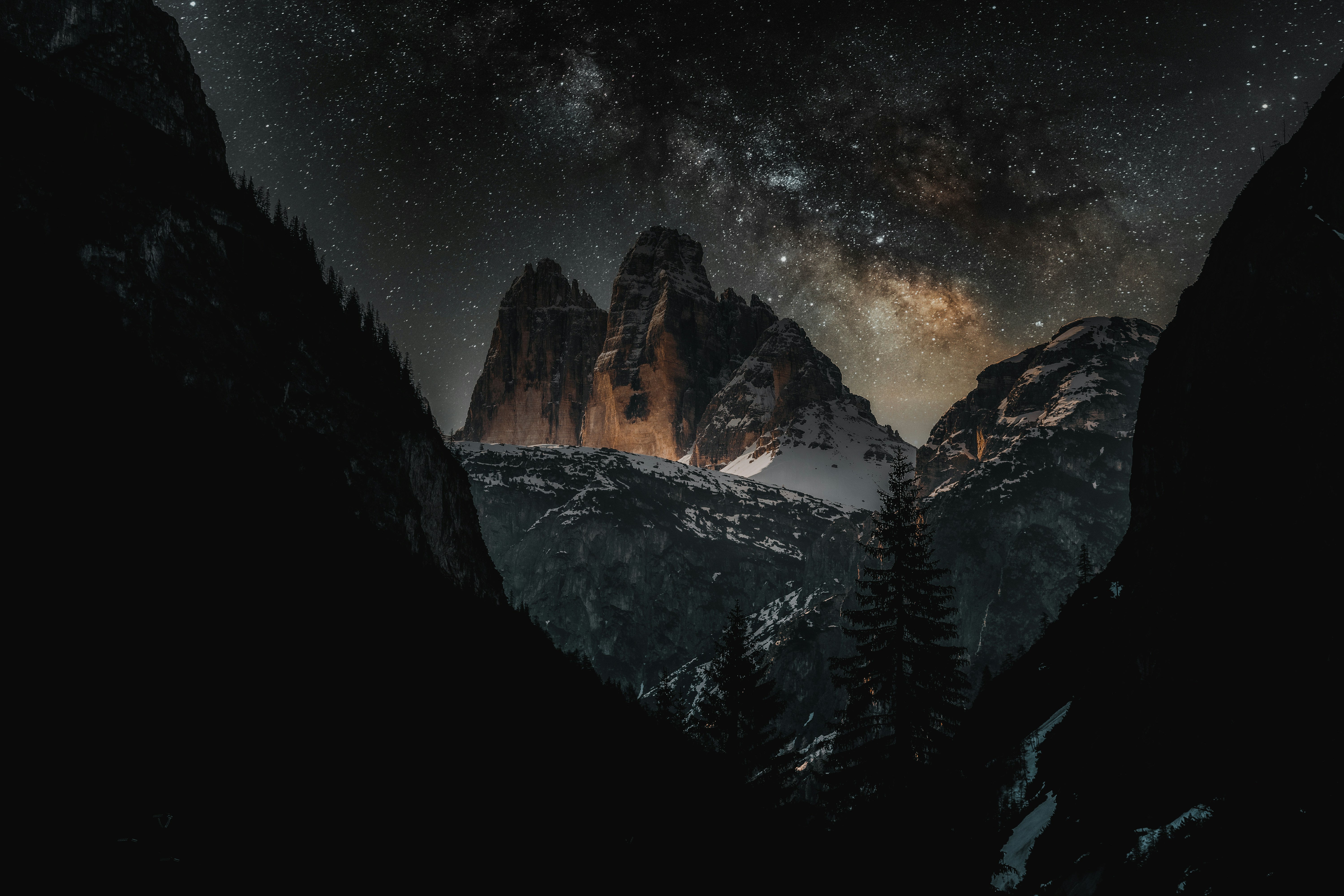 Three peaks of Lavaredo, Italian Dolomites.