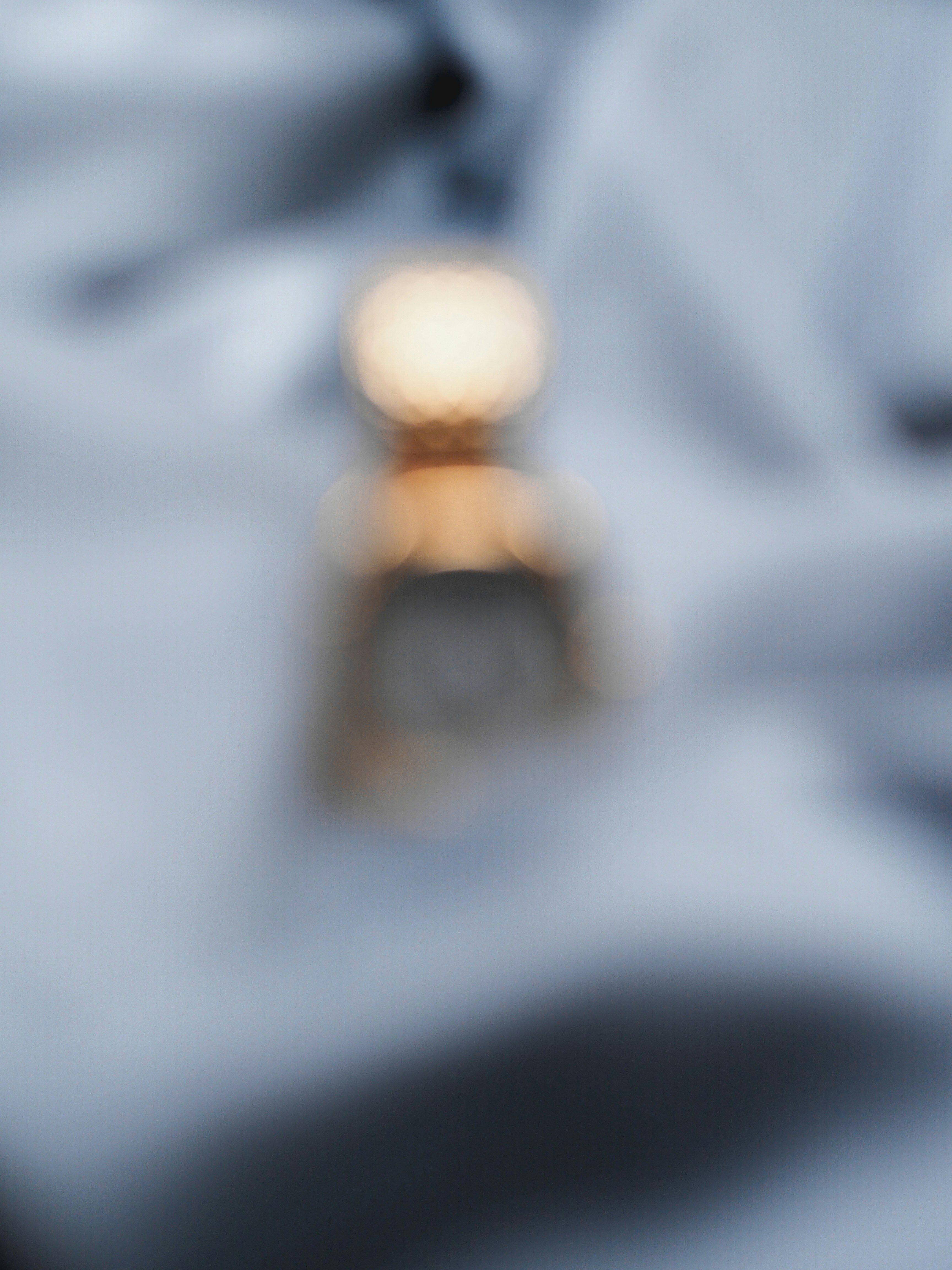 Perfume bottle with soft floral styling