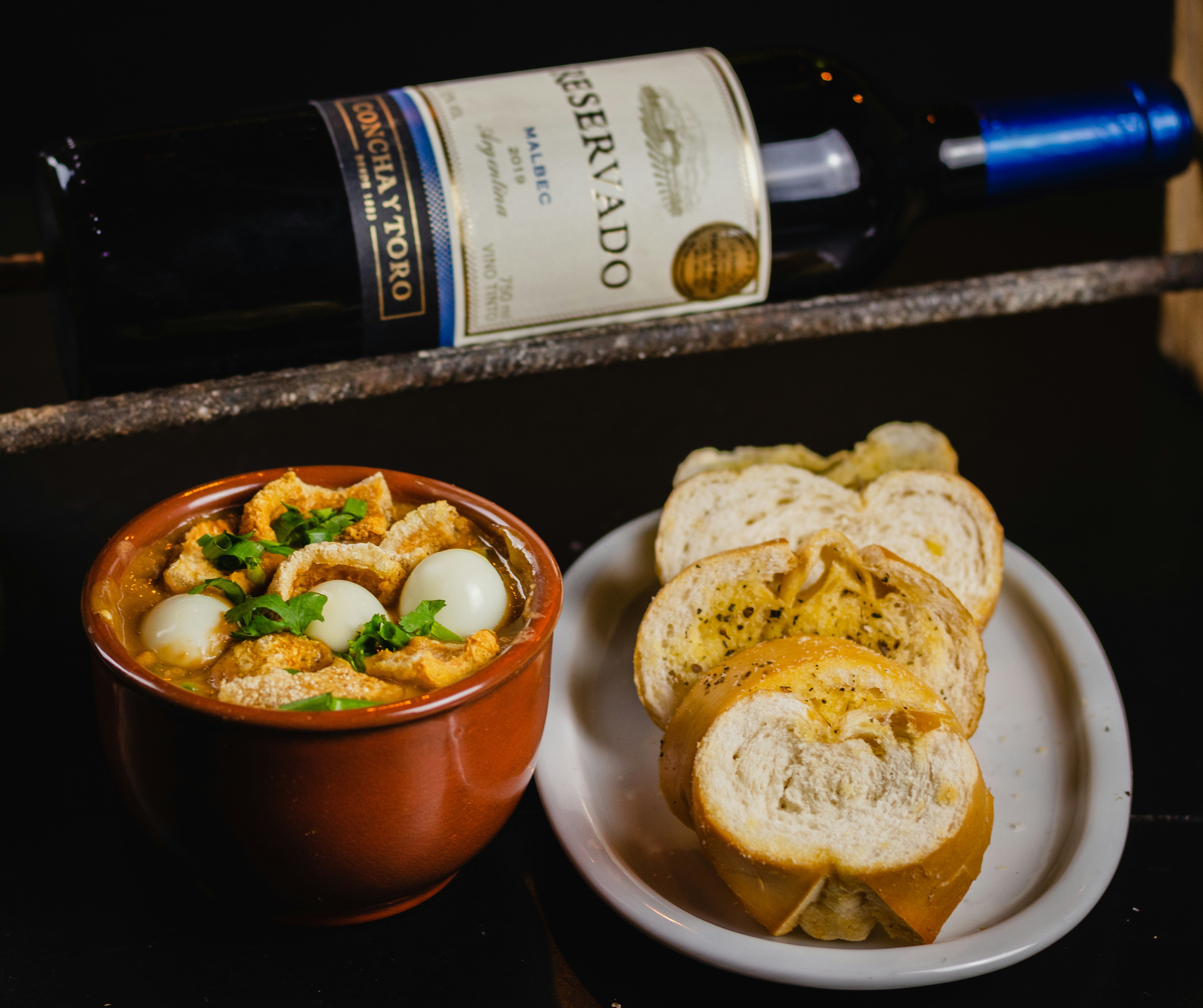Açorda Alentejana de Grão — Portuguese Garlic Bread Soup with Chickpeas