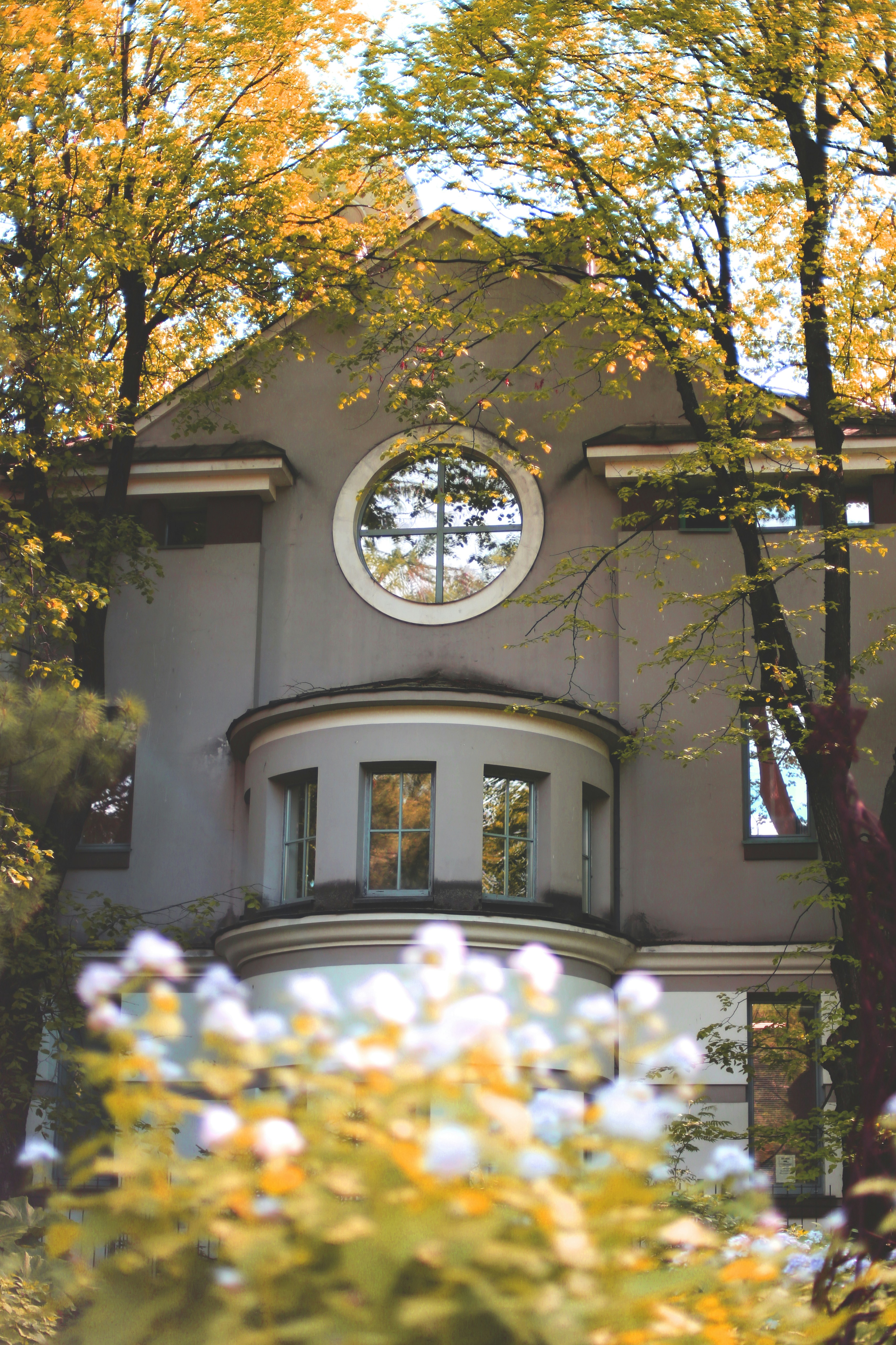 white and brown concrete building