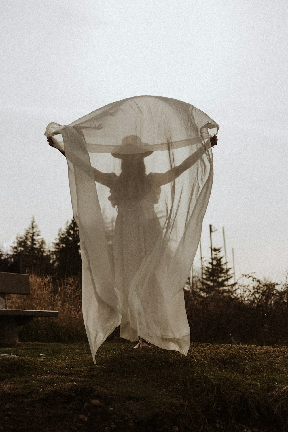 woman in white wedding dress