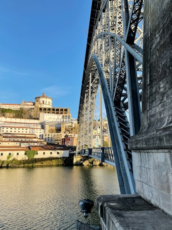 A civil engineering project featuring a bridge over a river.