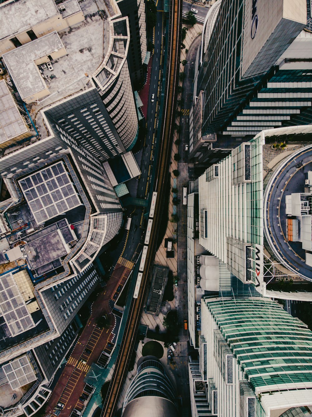 aerial view of city buildings during daytime