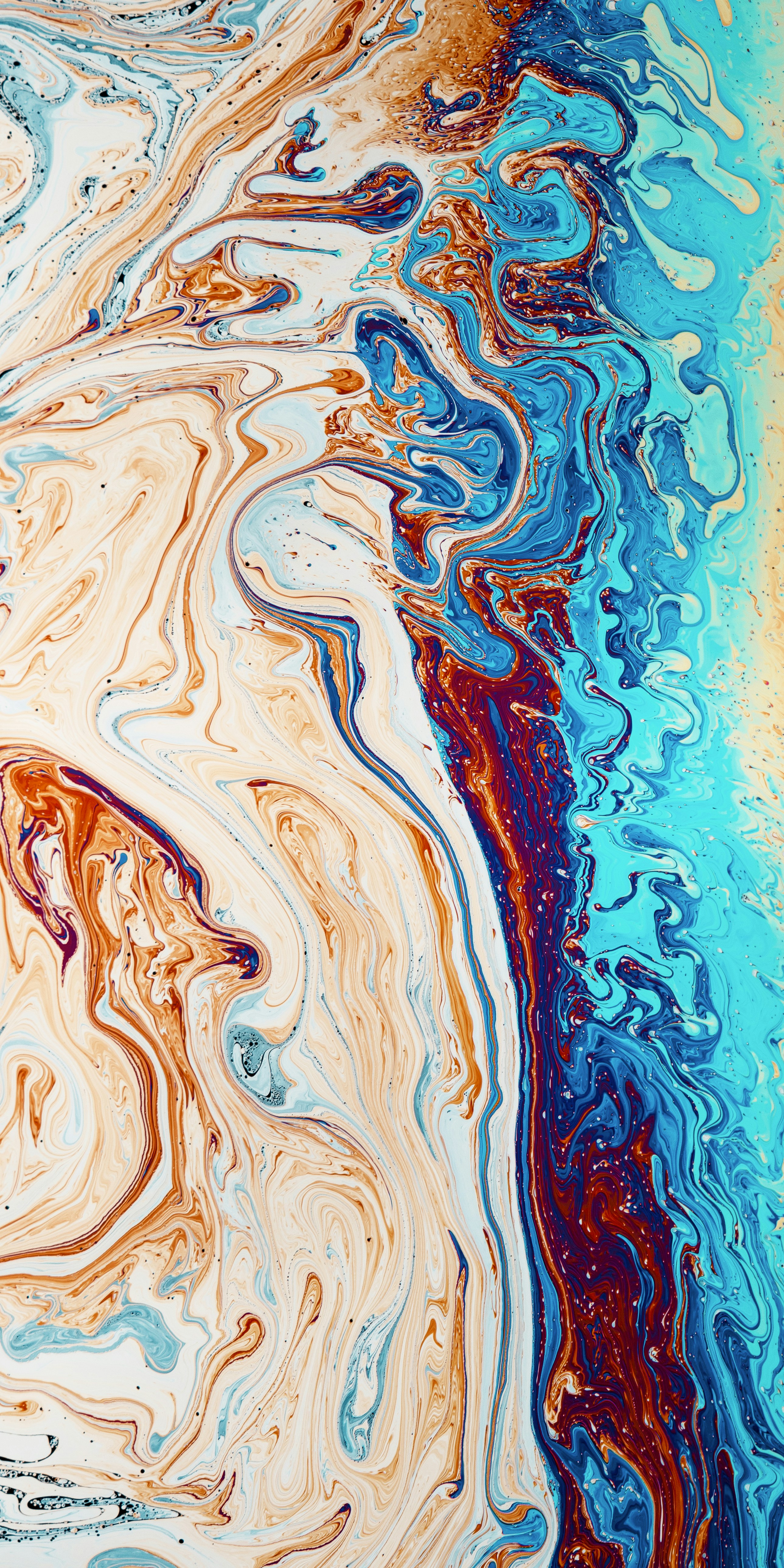 Brown and blue abstract painting photo Free Modern art Image on Unsplash