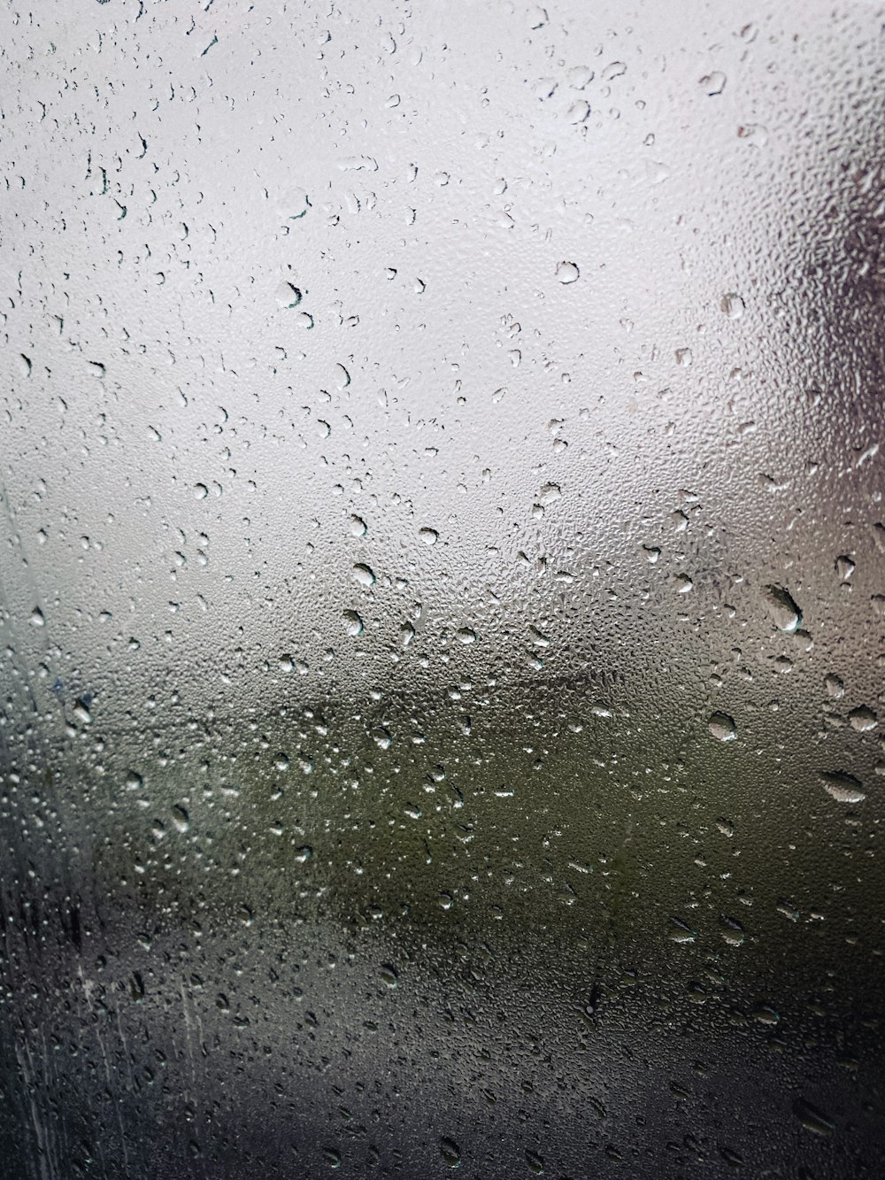 water droplets on clear glass