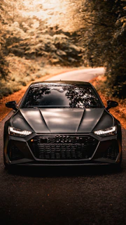 black audi a 4 on road during daytime