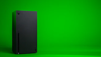 A vibrant collection of popular video game covers displayed on a sleek gaming console