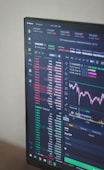 black flat screen computer monitor