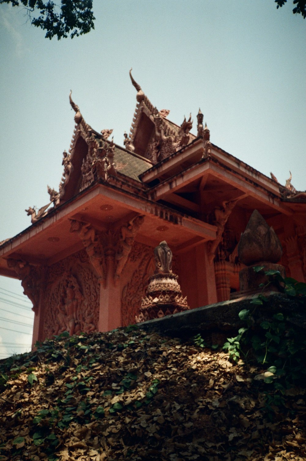 brown concrete temple under blue sky during daytime