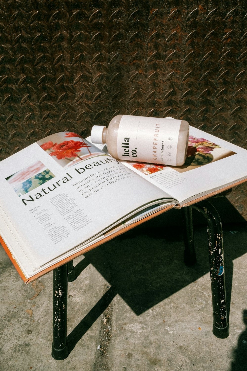 white book page on table