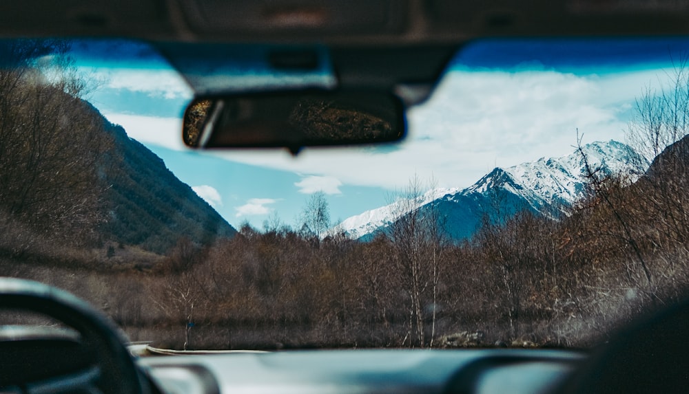 snow covered mountain during daytime