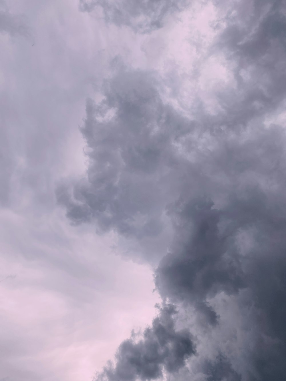 white clouds and blue sky