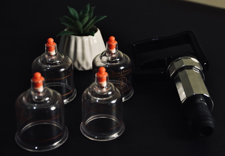 Ventouses en verre pour hijama