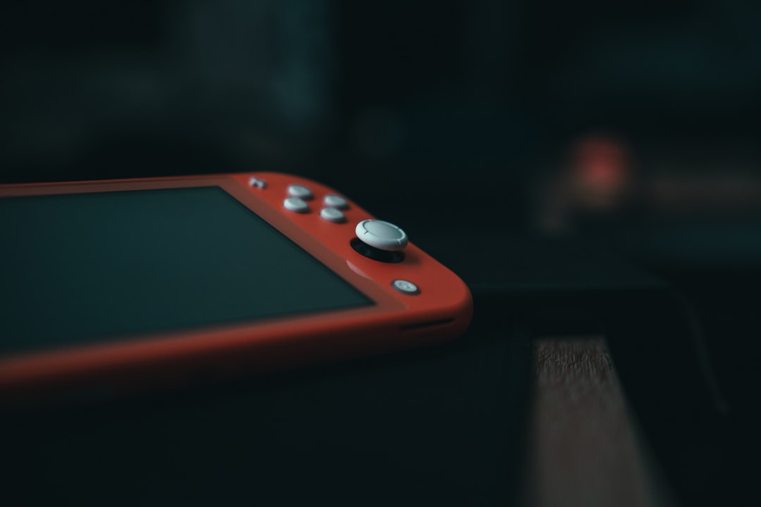 red and black nintendo switch,