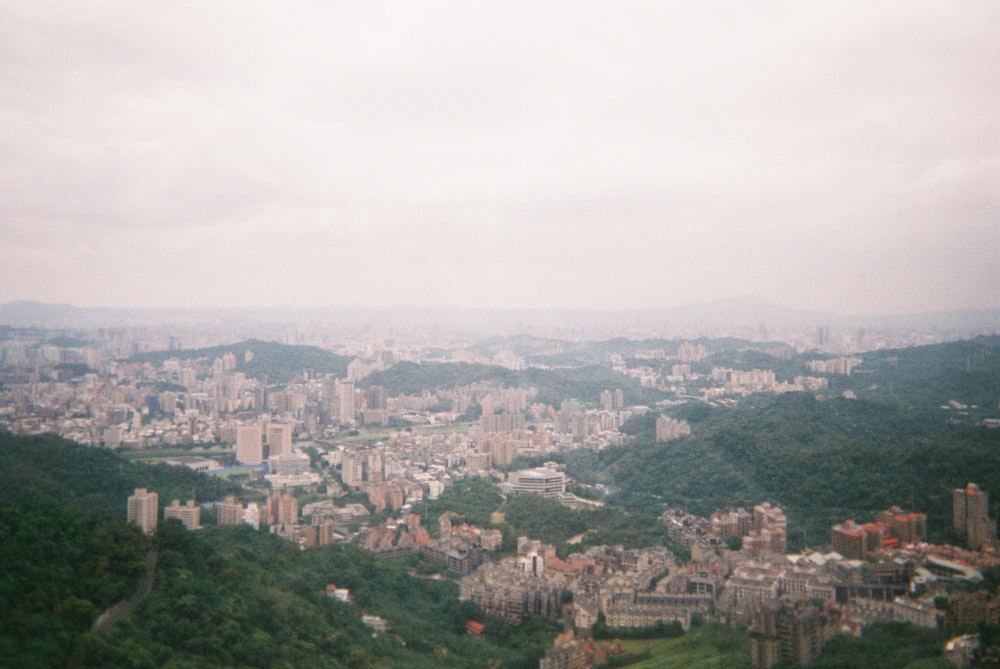 aerial view of city during daytime