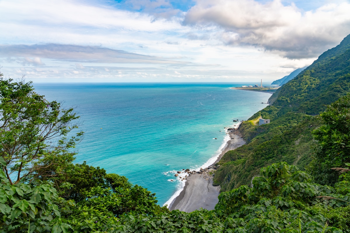 墾丁南灣海岸線自駕沿海公路風景