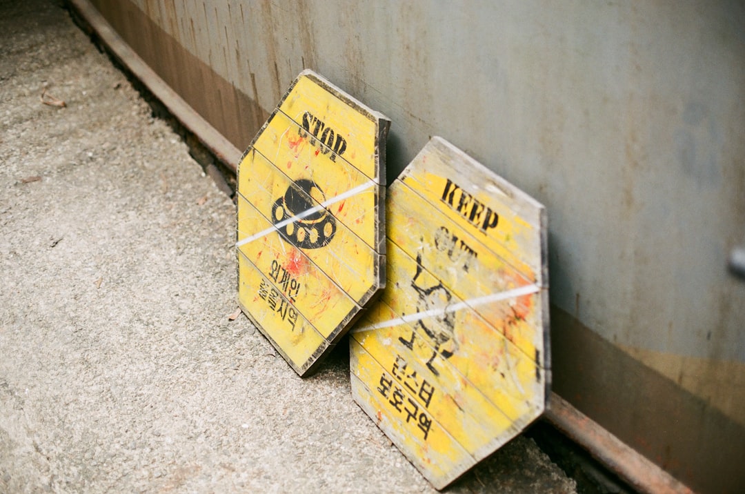 yellow and white wooden boxes