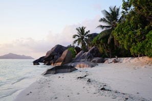 A serene beach setting perfect for relaxation and adventure.