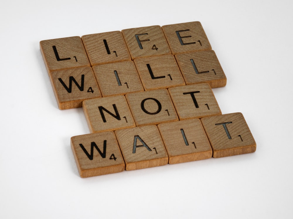 brown wooden blocks on white surface