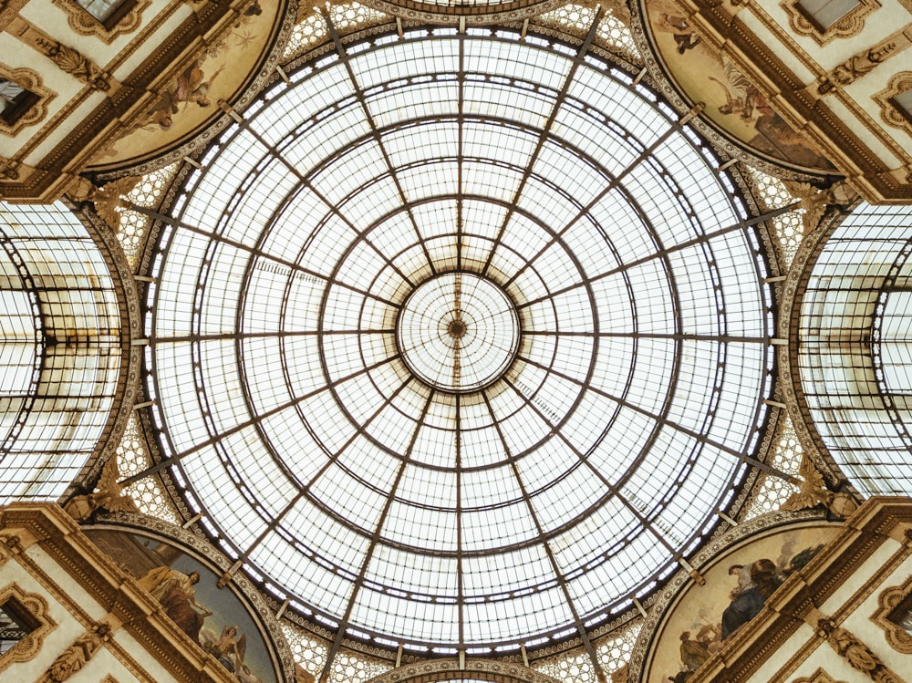 white and brown dome building