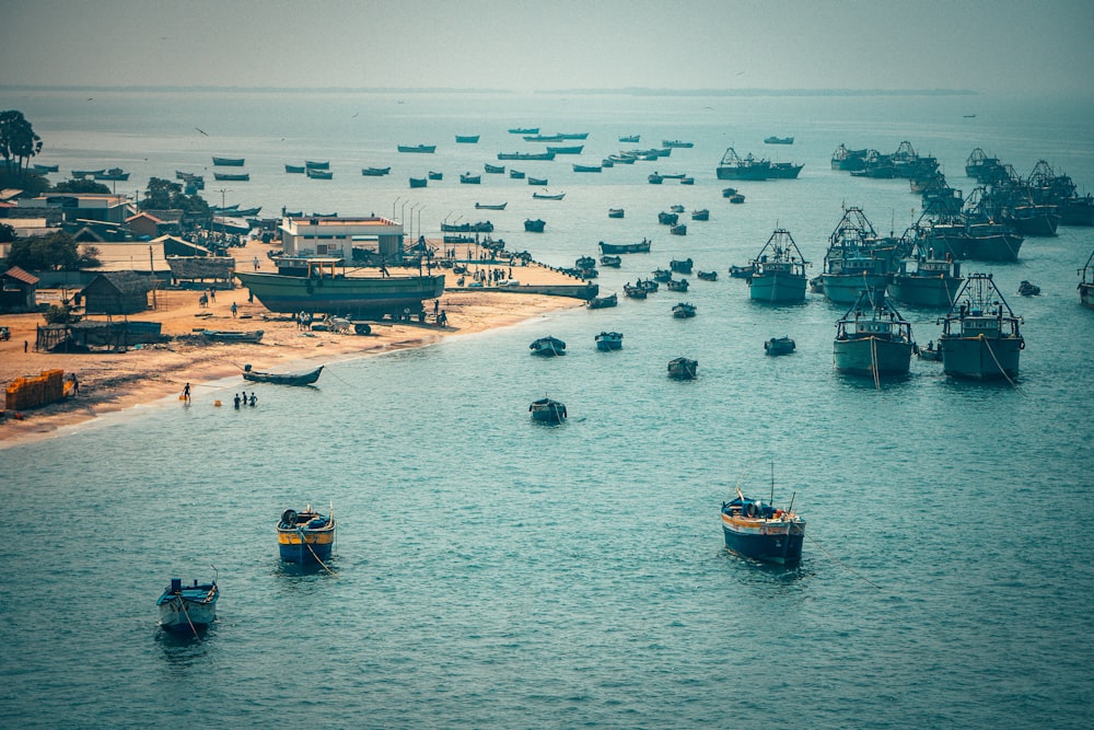 boats on sea during daytime